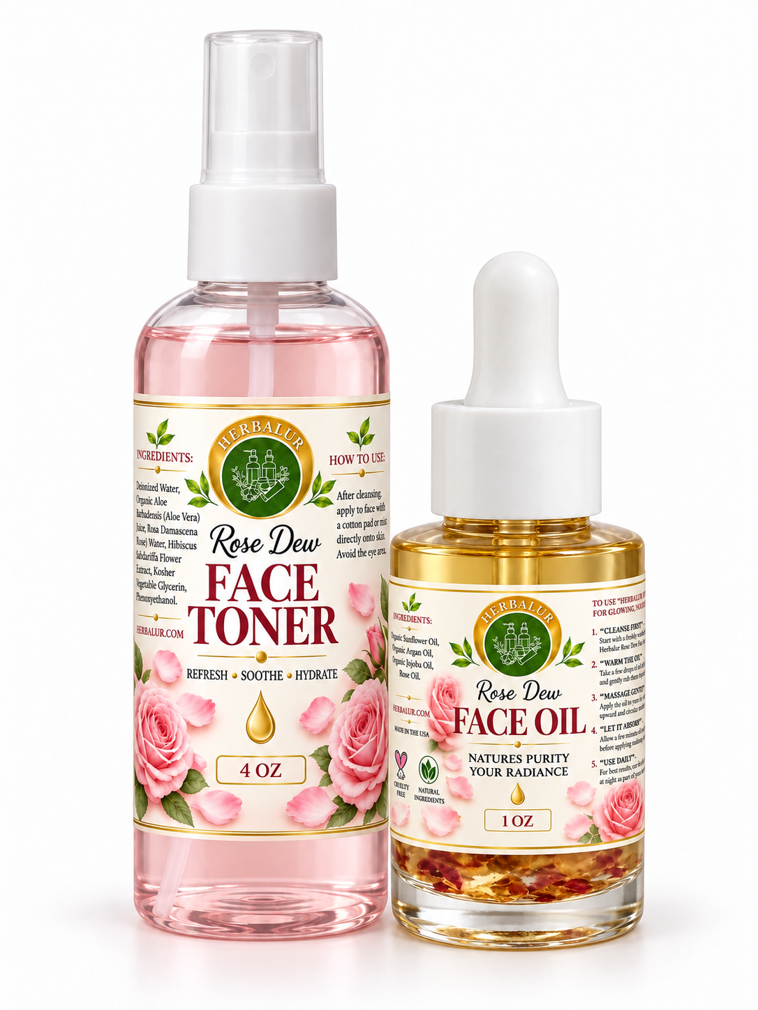 Herbalur Rose Dew Hydration Set