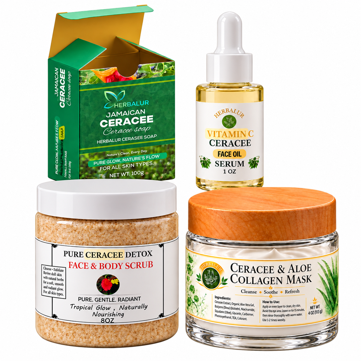 Herbalur Ceracee Glow Set