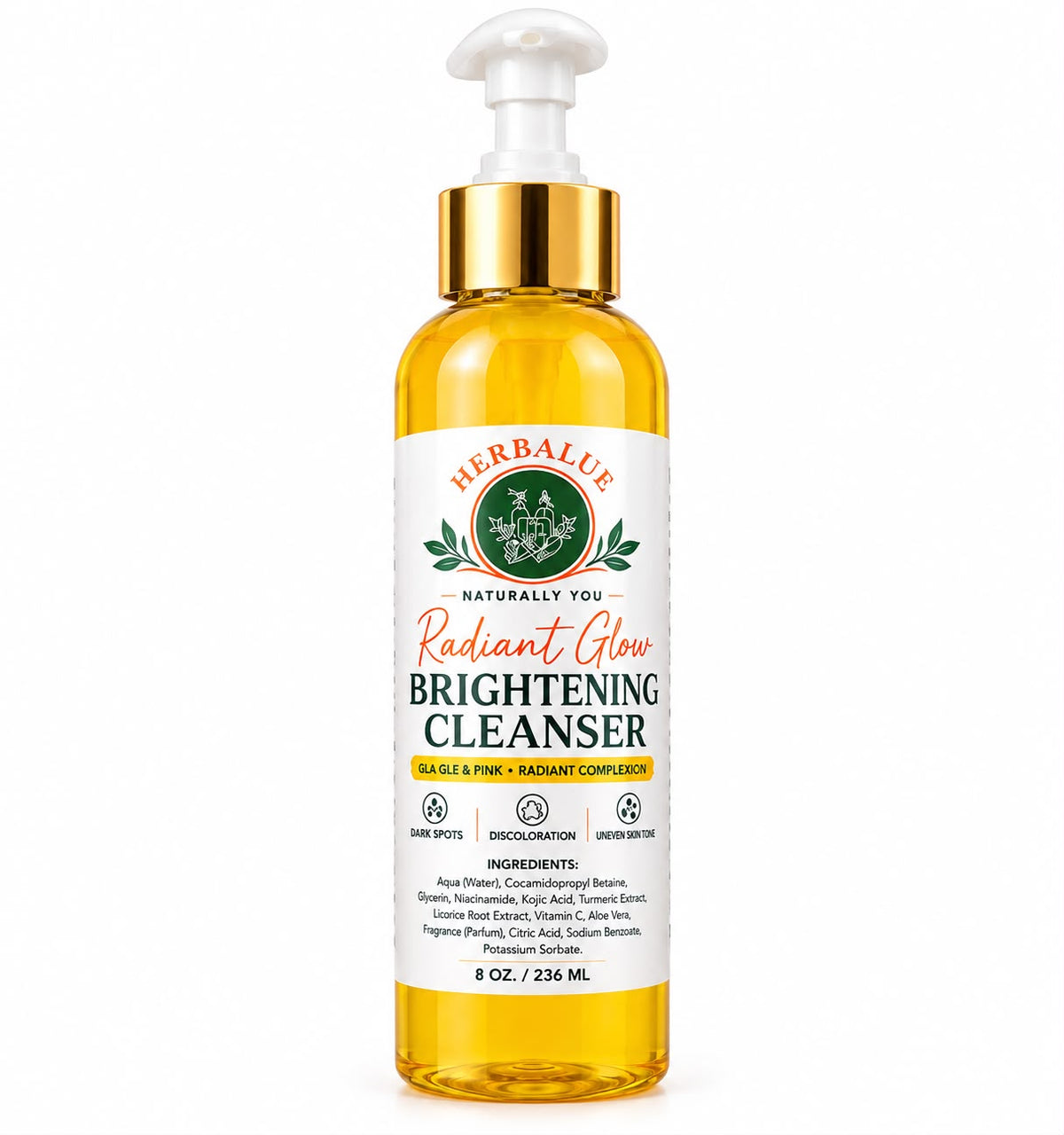 Herbalur Turmeric Glow Up Face & Body Wash
