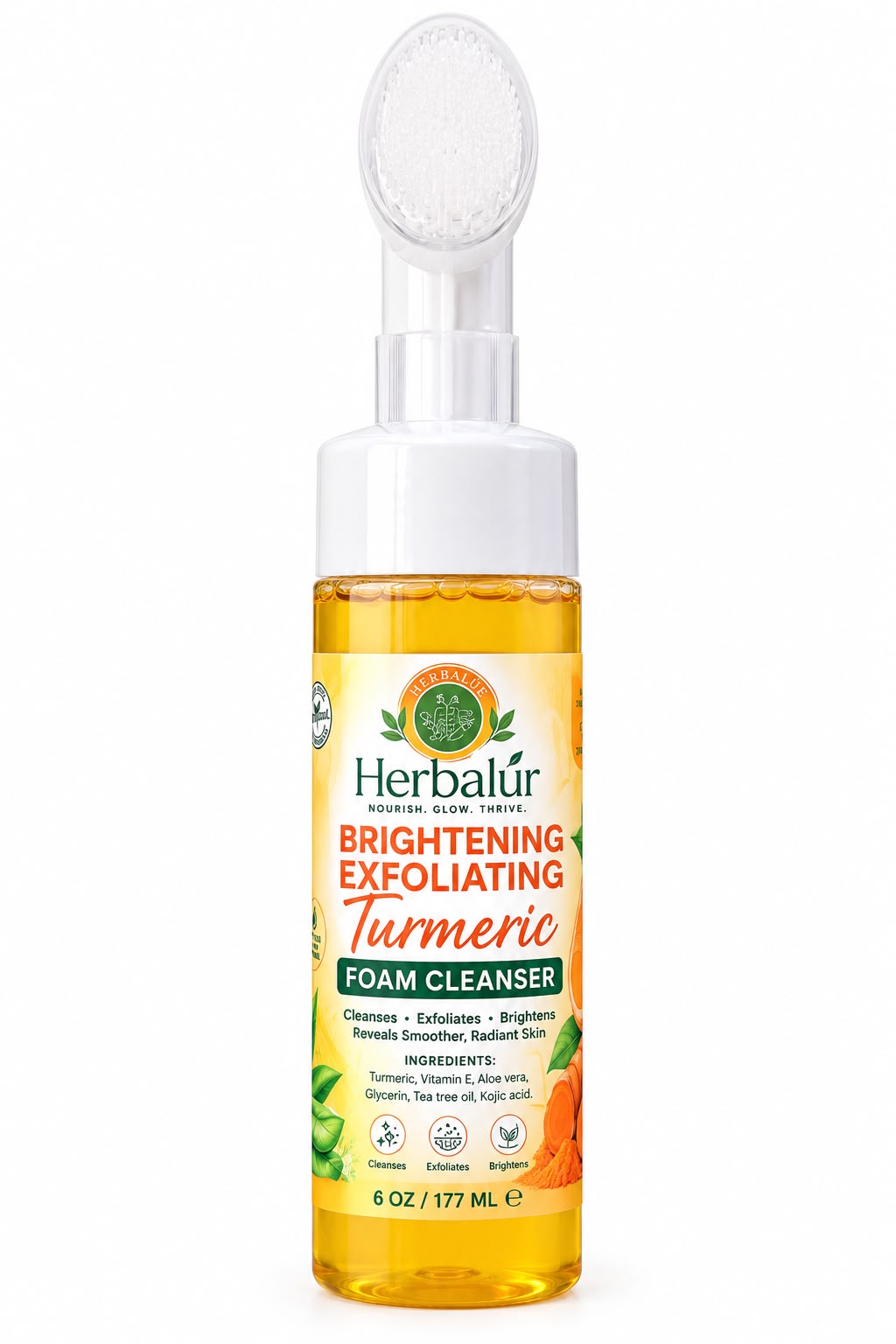 Herbalur Turmeric Foaming Cleanser